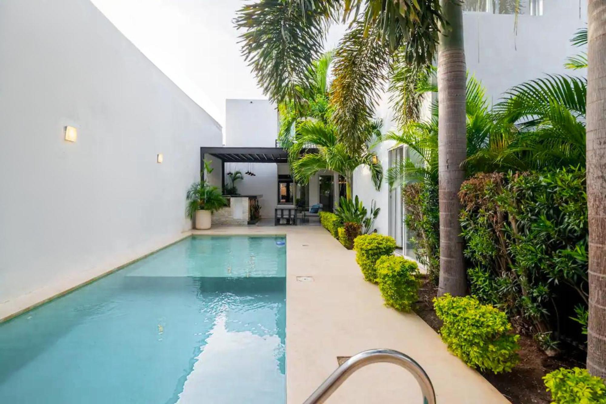Villa Moderna Con Alberca, Gimnasio Y Cochera Mérida Exterior foto